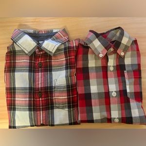 ♥️Boys youth buttondown shirt set Size 5-6
